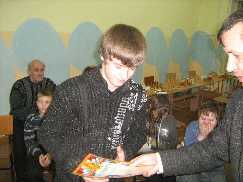 Новогодний блиц-турнир по шахматам-2011, город Вязники