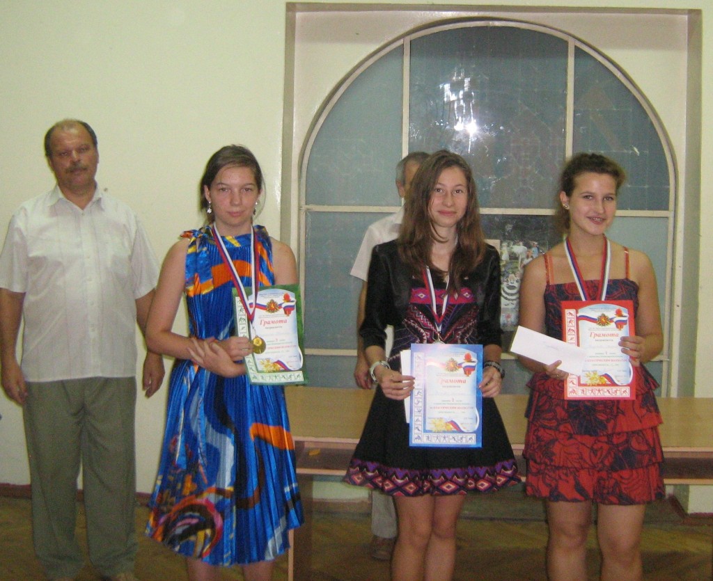 Победительницы турнира девушек до 16 лет
